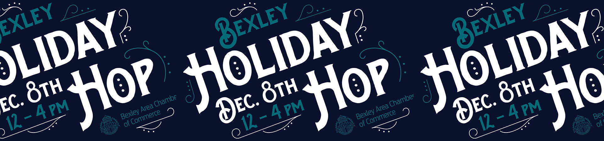 2019 Bexley Holiday Hop Banner